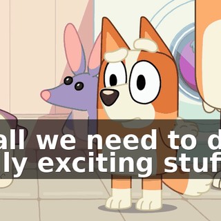 So all we need to do is really exciting stuff.