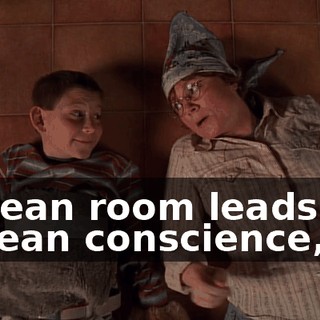 A clean room leads to a clean conscience, ja?