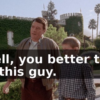 Well, you better talk to this guy.