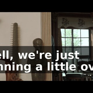 Well, we're just running a little over.