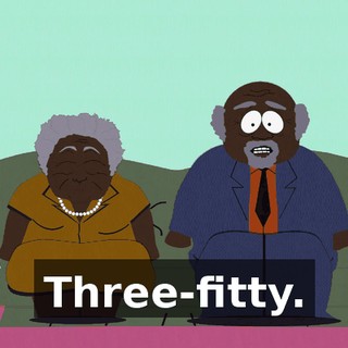 Three-fitty.