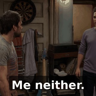 Me neither.
