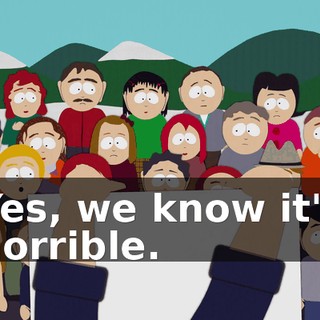 Yes, we know it's horrible.