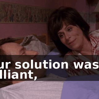 Your solution was so brilliant,