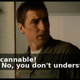 - Unscannable! - No! No, you don't understand!