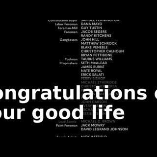 ♪ Congratulations on your good life ♪