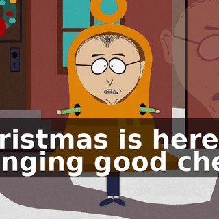 ♪ Christmas is here bringing good cheer ♪