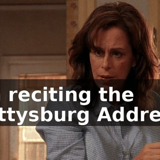 I'm reciting the Gettysburg Address.