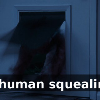 [inhuman squealing]