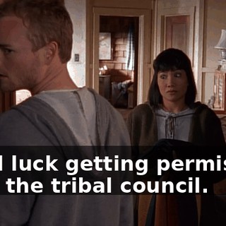 Good luck getting permission from the tribal council.