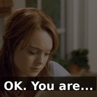 OK. You are...