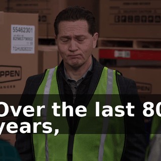 Over the last 80 years,