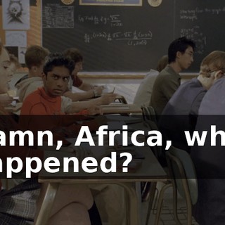 Damn, Africa, what happened?