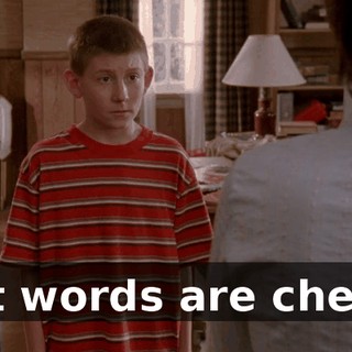 But words are cheap.