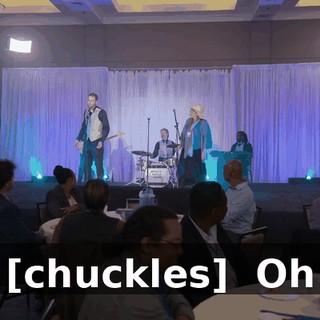 [chuckles] ♪ Oh ♪