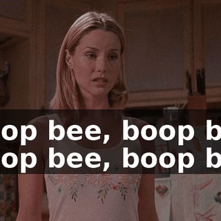 ♪ Boop bee, boop bee Boop bee, boop bee ♪