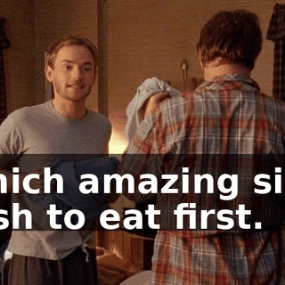 which amazing side dish to eat first.