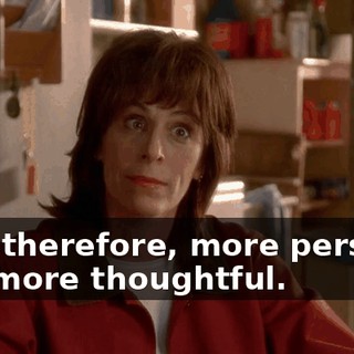 and, therefore, more personal and more thoughtful.