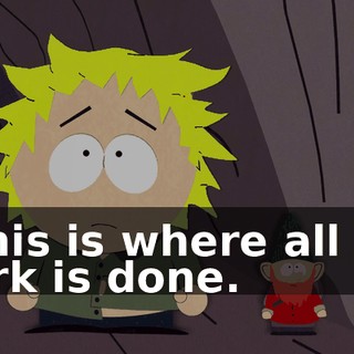 - This is where all our work is done.