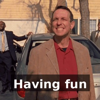 ♪ Having fun ♪