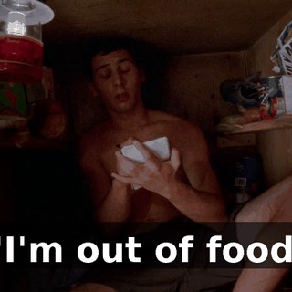 "I'm out of food,