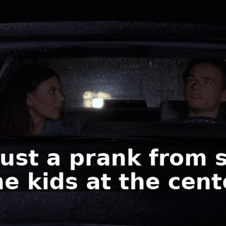 It's just a prank from some of the kids at the center.