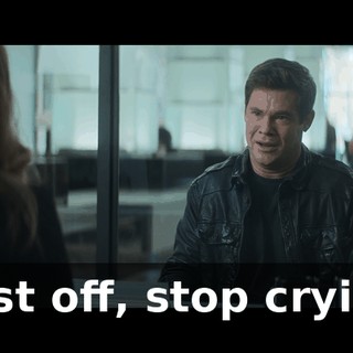 First off, stop crying.