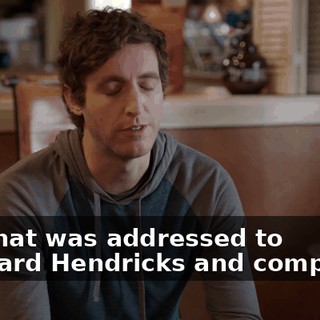 No, that was addressed to "Richard Hendricks and company."