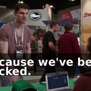 because we've been hacked.