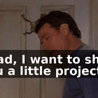 Chad, I want to show you a little project