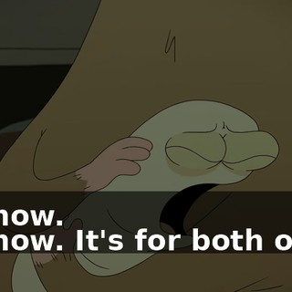 - I know. - I know. It's for both of us.