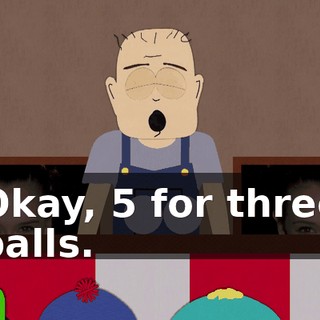 Okay, $5 for three balls.