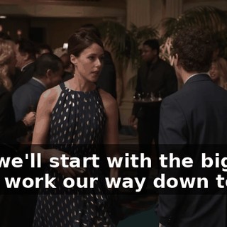 and we'll start with the biggest firm, work our way down to...