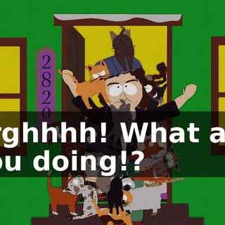 Arghhhh! What are you doing!?