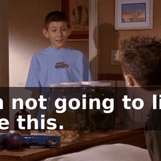 I'm not going to live like this.