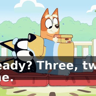 Ready? Three, two, one.