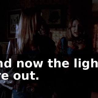 and now the lights are out.