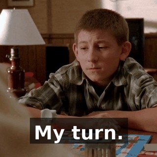 My turn.