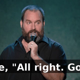 Like, "All right. God."