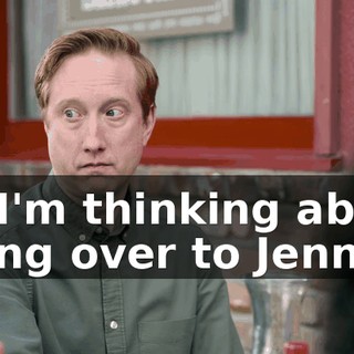 So I'm thinking about going over to Jenna's