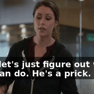 and let's just figure out what we can do. He's a prick.