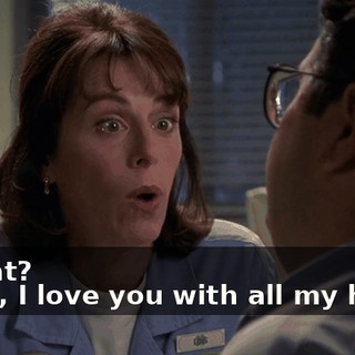 - What? - Lois, I love you with all my heart.