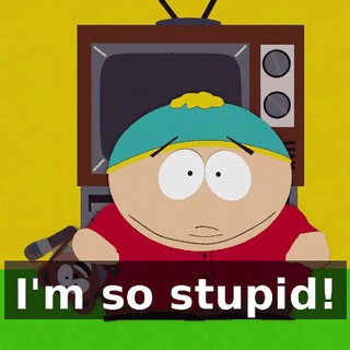 I'm so stupid!