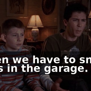 when we have to sneak ours in the garage.