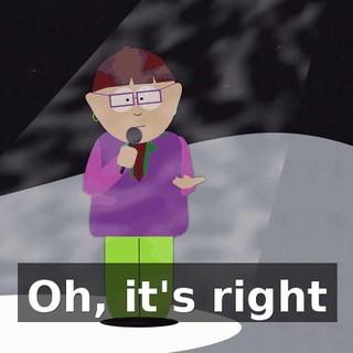 ♪ Oh, it's right ♪