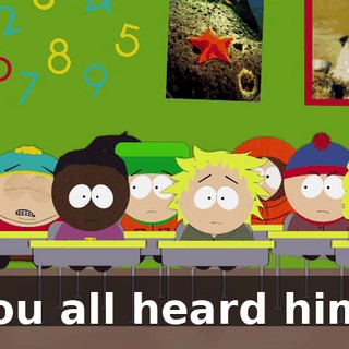 You all heard him!
