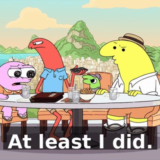 At least I did.
