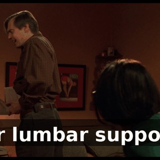 for lumbar support.