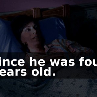 since he was four years old.