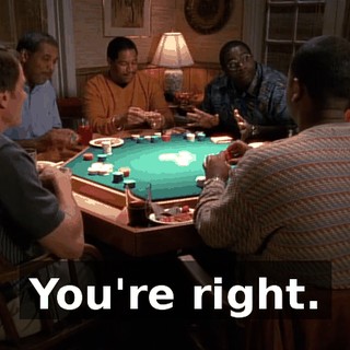 You're right.